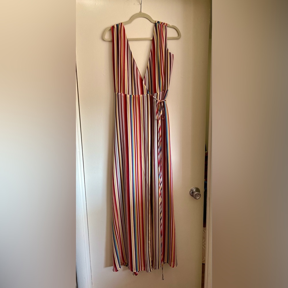 Beautiful Multicolor Wrap Dress